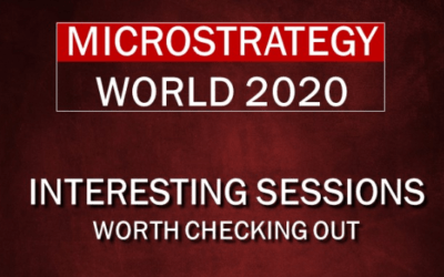 MSTR World 2020 Sessions