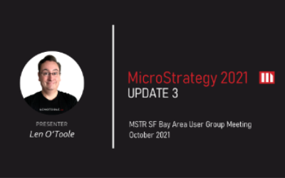 MicroStrategy 2021 Update 3 Presentation