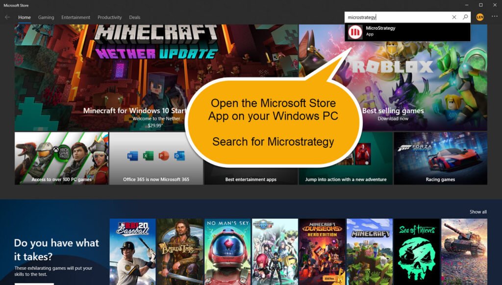MicroStrategy App