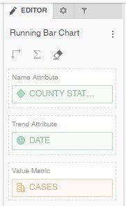 racing bar chart editor panel racing bar chart editor panel